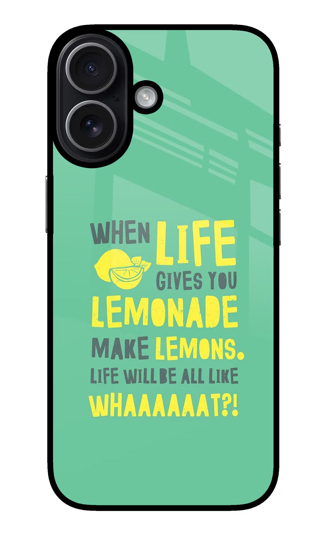 Quote iPhone 17 Glass Case Back Cover by Casekaro