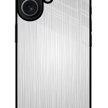 Wooden Grey Texture iPhone 17 Glass Case