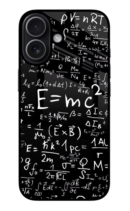 Physics Formula iPhone 17 Glass Case