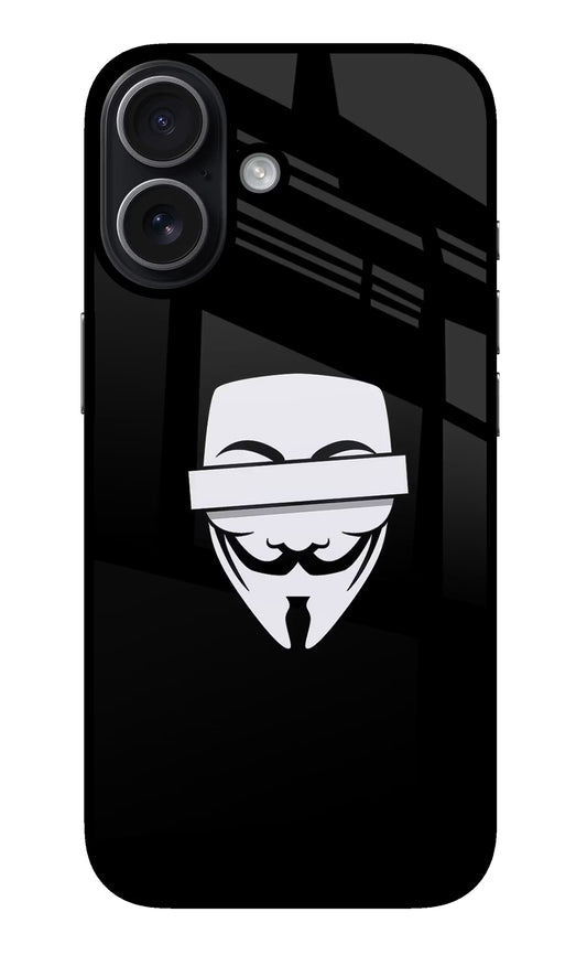 Anonymous Face iPhone 17 Glass Case
