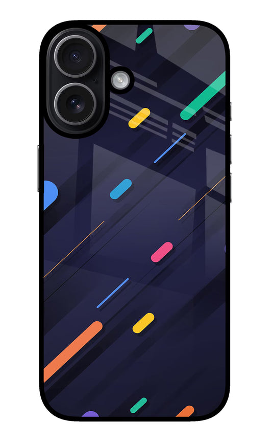 Abstract Design iPhone 17 Glass Case