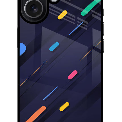 Abstract Design iPhone 17 Glass Case Back Cover by Casekaro
