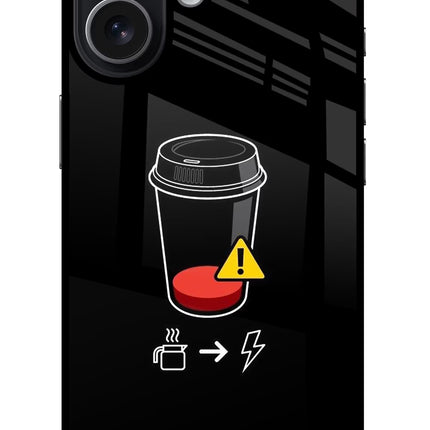 Coffee iPhone 17 Glass Case Back Cover by Casekaro