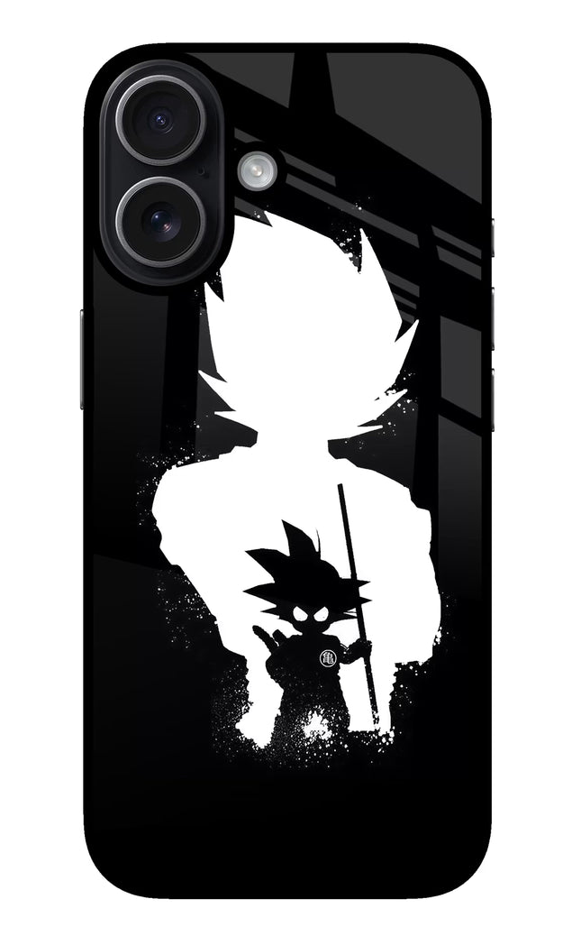 Goku Shadow iPhone 17 Glass Case