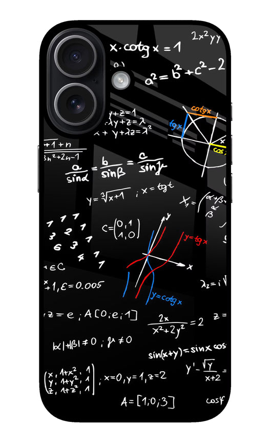 Mathematics Formula iPhone 17 Glass Case