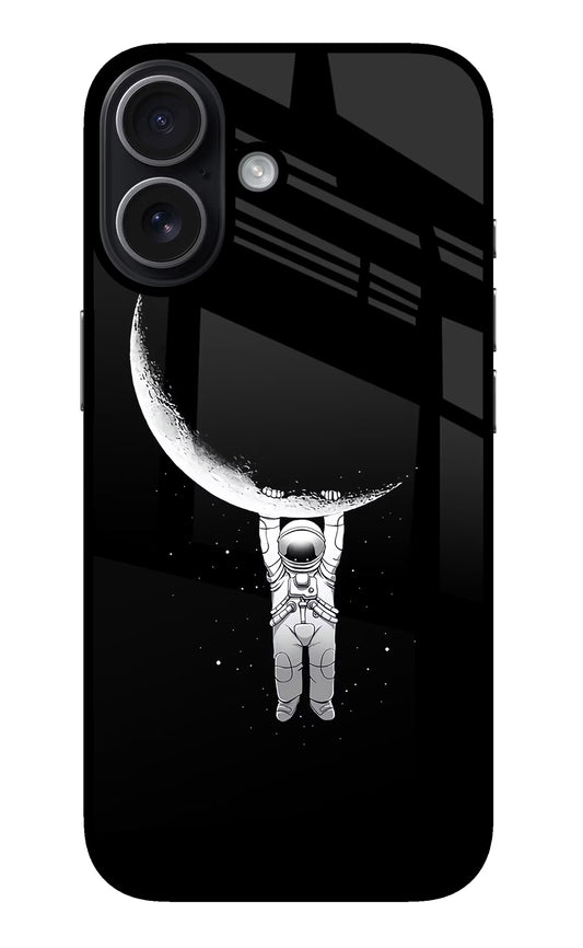 Moon Space iPhone 17 Glass Case