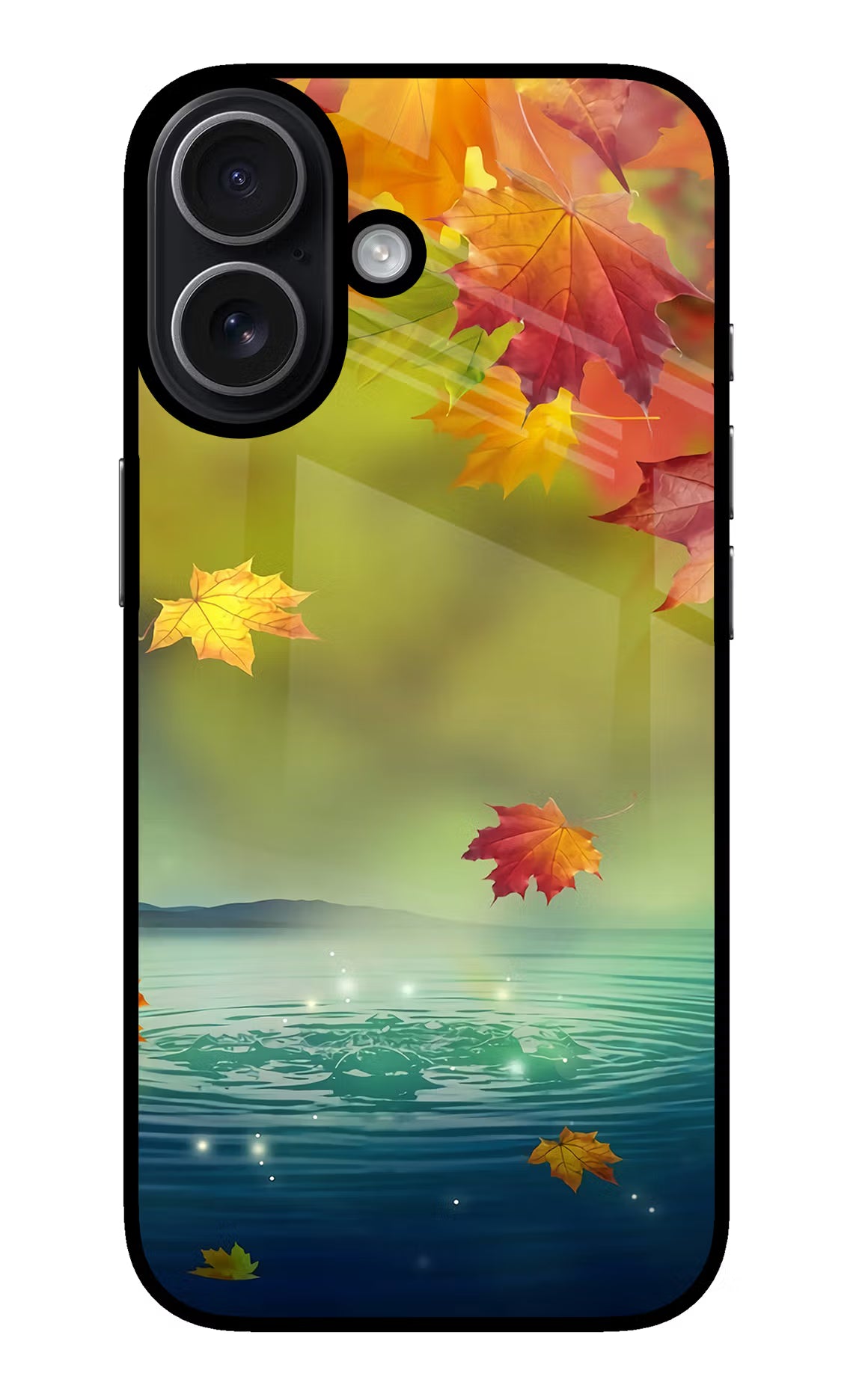 Flowers iPhone 17 Glass Case Back Cover by Casekaro