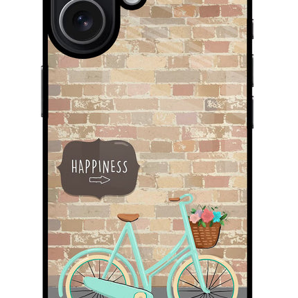 Happiness Artwork iPhone 17 Glass Case Back Cover by Casekaro