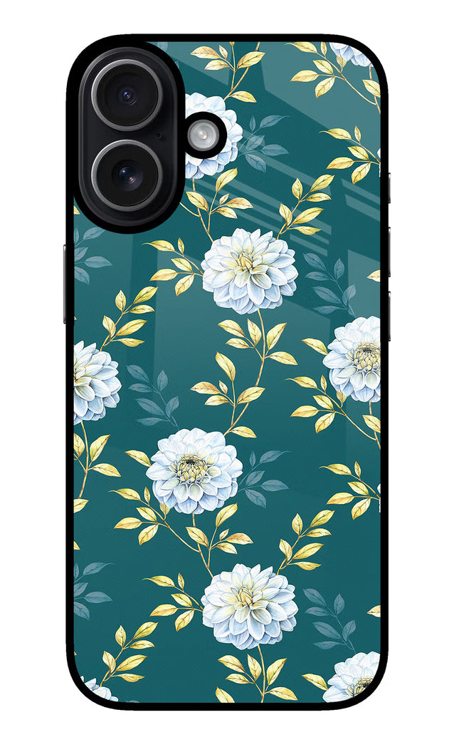 Flowers iPhone 17 Glass Case