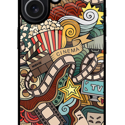 Cinema Abstract iPhone 17 Glass Case