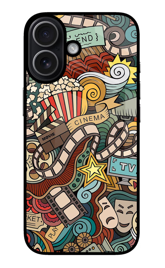 Cinema Abstract iPhone 17 Glass Case