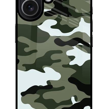 Camouflage iPhone 17 Glass Case