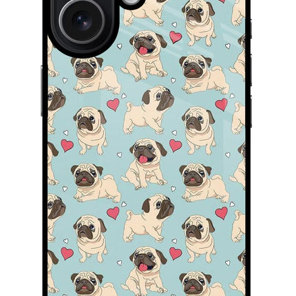 Pug Dog iPhone 17 Glass Case