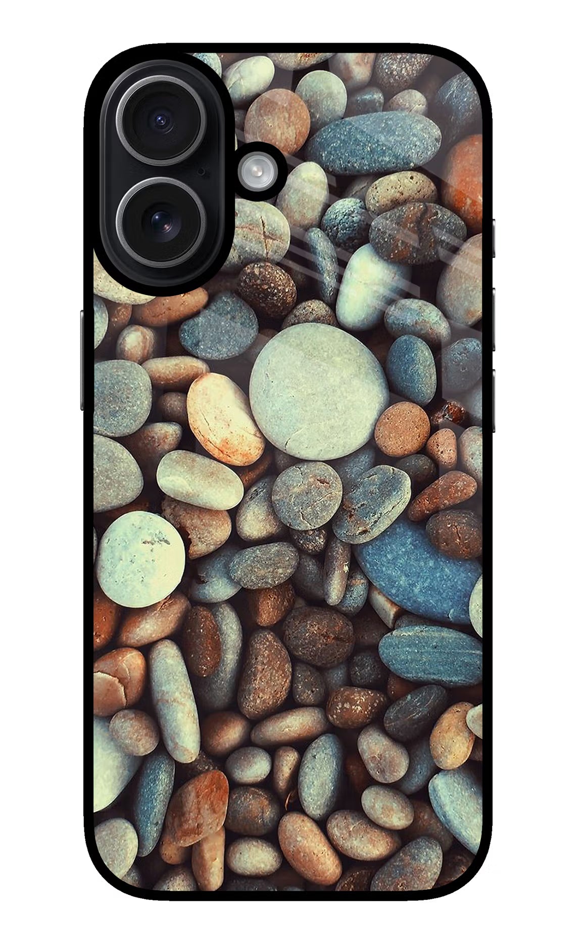 Pebble iPhone 17 Glass Case Back Cover by Casekaro