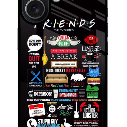 FRIENDS iPhone 17 Glass Case