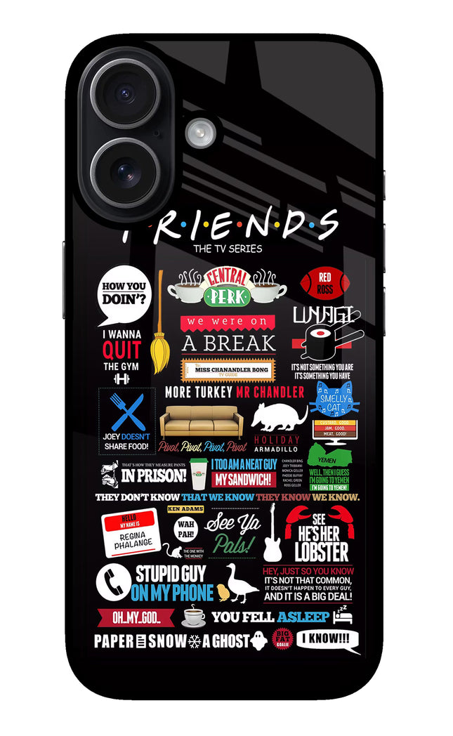 FRIENDS iPhone 17 Glass Case