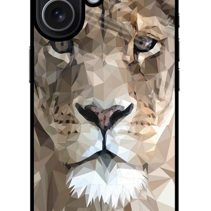 Lion Art iPhone 17 Glass Case