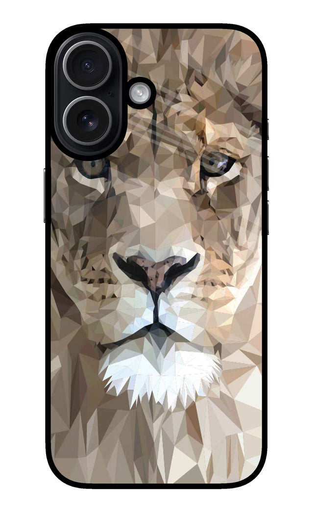 Lion Art iPhone 17 Glass Case