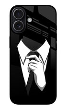 Black Tie iPhone 17 Glass Case