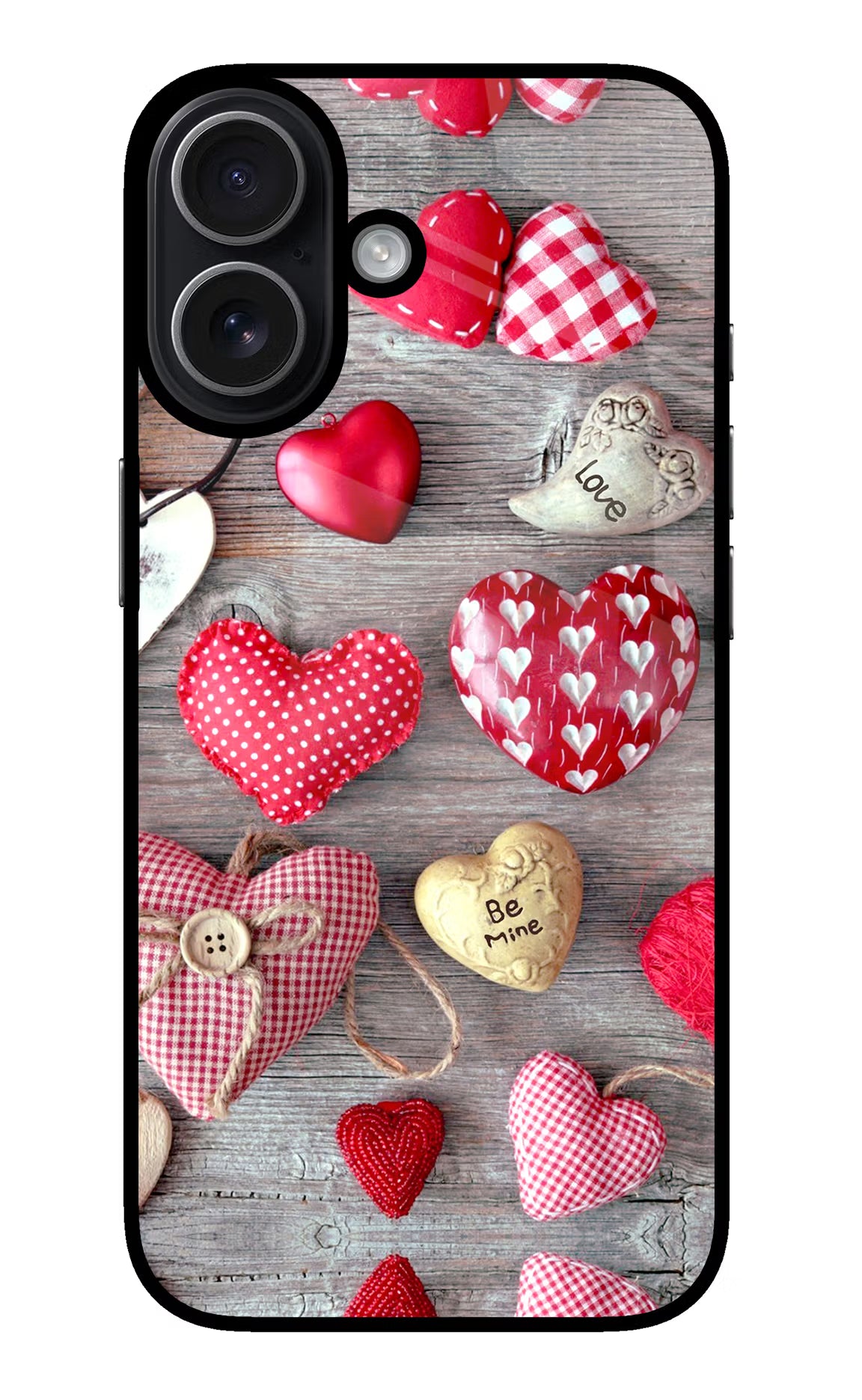Love Wallpaper iPhone 17 Glass Case Back Cover by Casekaro