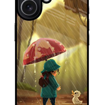 Rainy Day iPhone 17 Glass Case