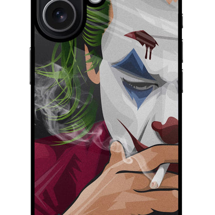 Joker Smoking iPhone 17 Glass Case
