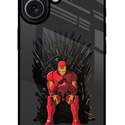 Ironman Throne iPhone 17 Glass Case