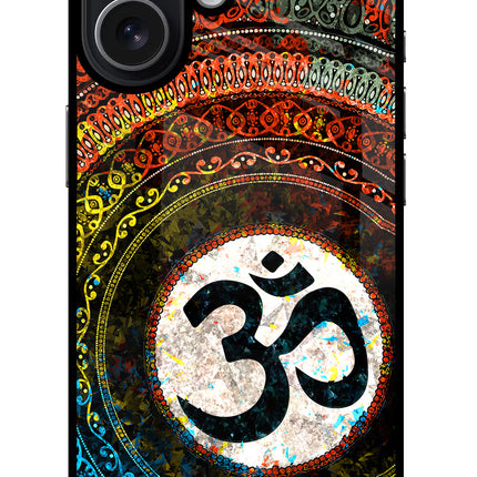 Om Cultural iPhone 17 Glass Case