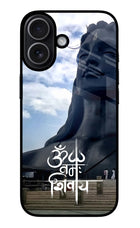 Om Namah Shivay iPhone 17 Glass Case