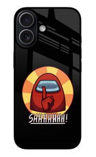Among Us Shhh! iPhone 17 Glass Case