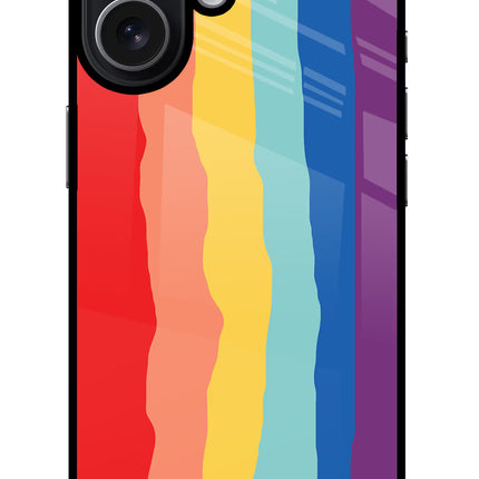 Rainbow iPhone 17 Glass Case