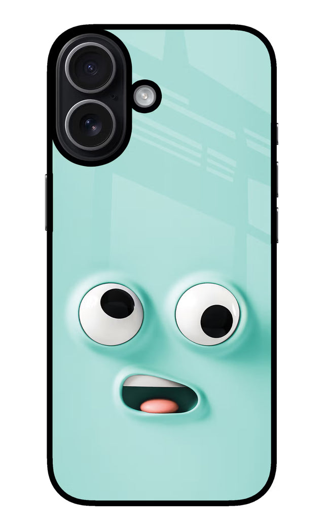Funny Cartoon iPhone 17 Glass Case