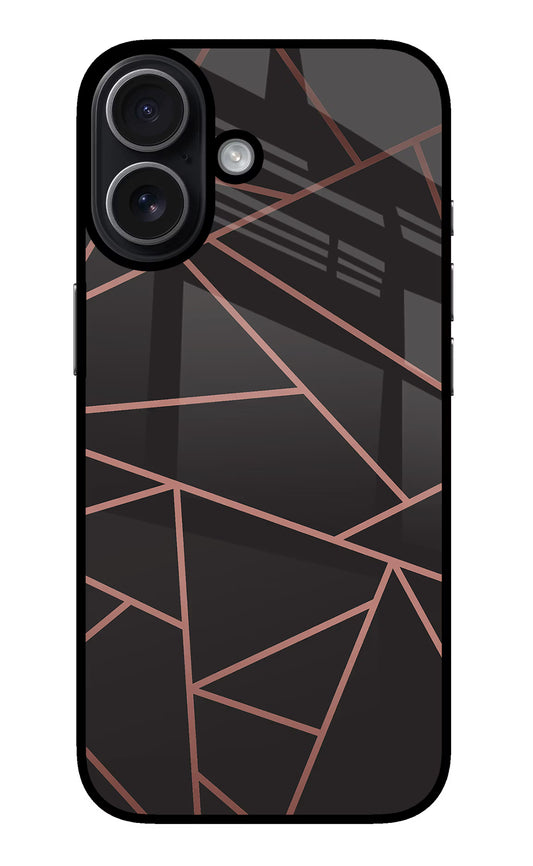 Geometric Pattern iPhone 17 Glass Case