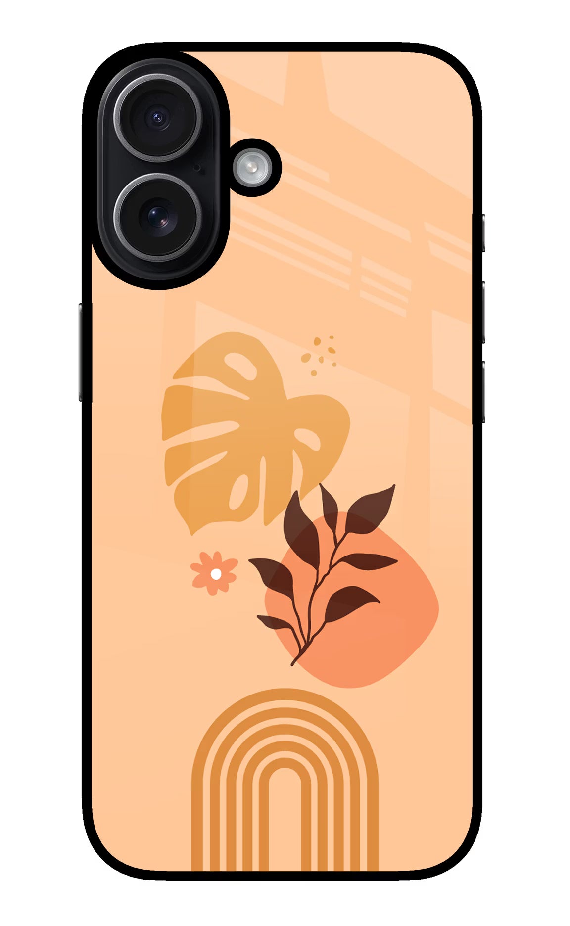 Bohemian Art iPhone 17 Glass Case Back Cover by Casekaro