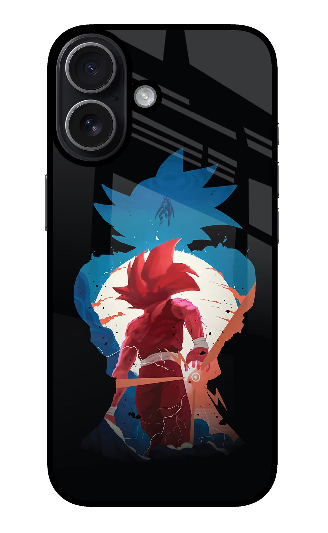 Goku iPhone 17 Glass Case Back Cover by Casekaro