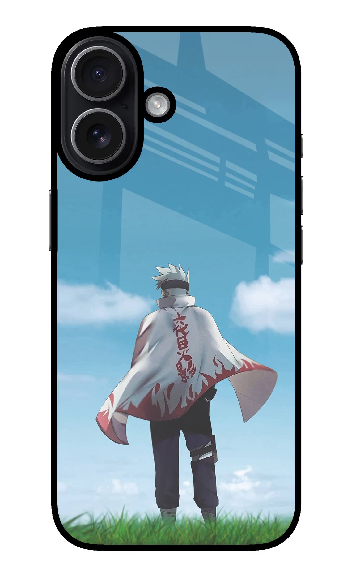 Kakashi iPhone 17 Glass Case Back Cover by Casekaro