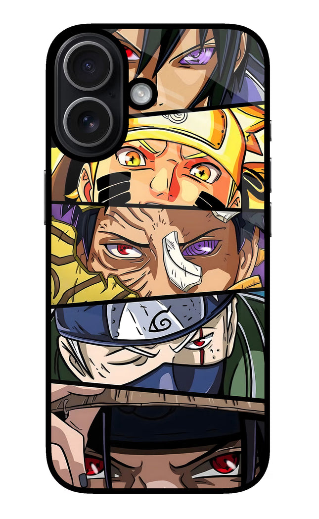 Naruto Character iPhone 17 Glass Case