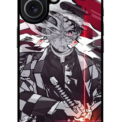 Demon Slayer iPhone 17 Glass Case