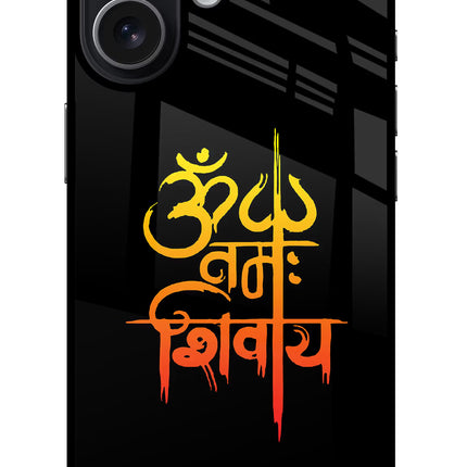 Om Namah Shivay iPhone 17 Glass Case