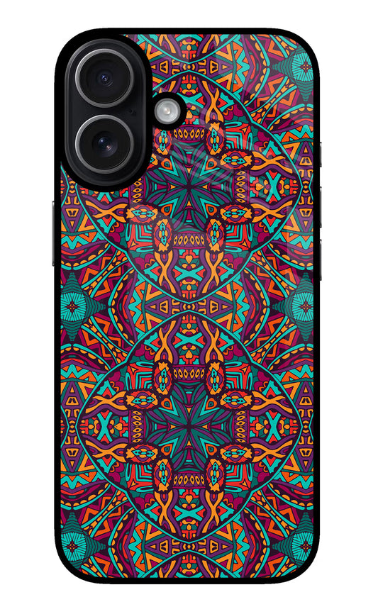 Colour Mandala iPhone 17 Glass Case