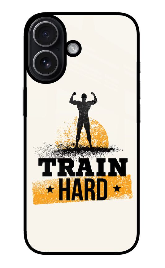 Train Hard iPhone 17 Glass Case
