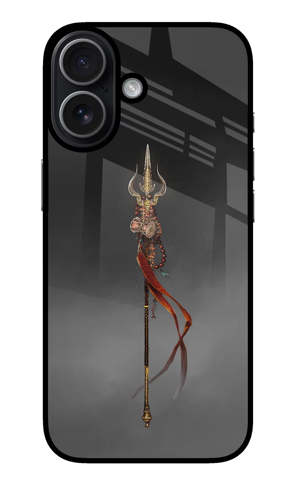 Shiv Trishul iPhone 17 Glass Case Back Cover by Casekaro