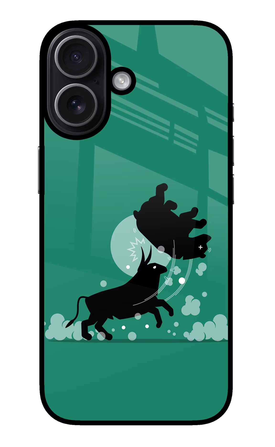 Bull Conqueror iPhone 17 Glass Case