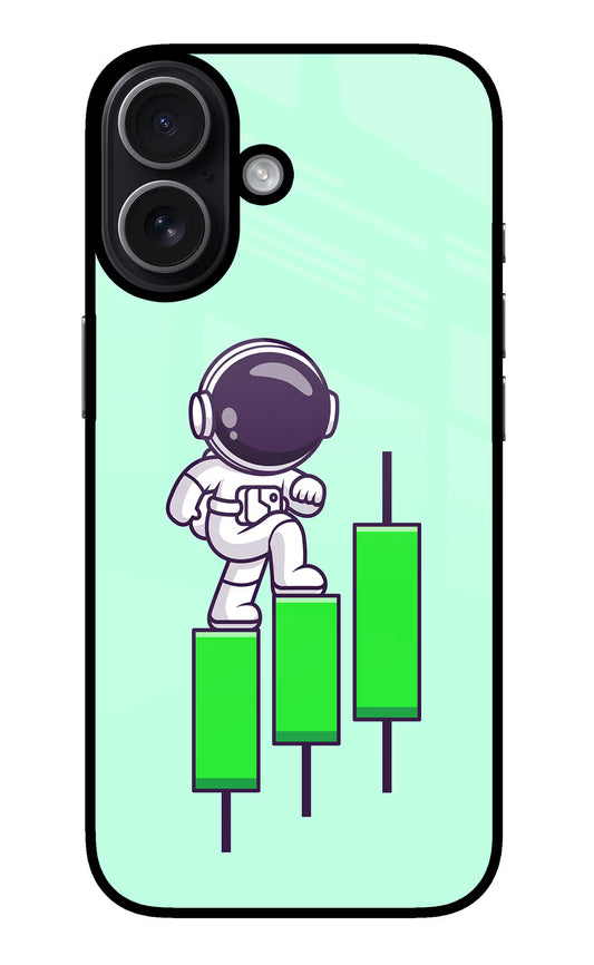 Astronaut Trader iPhone 17 Glass Case