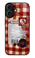 Queen of Disaster iPhone 17 Glass Case