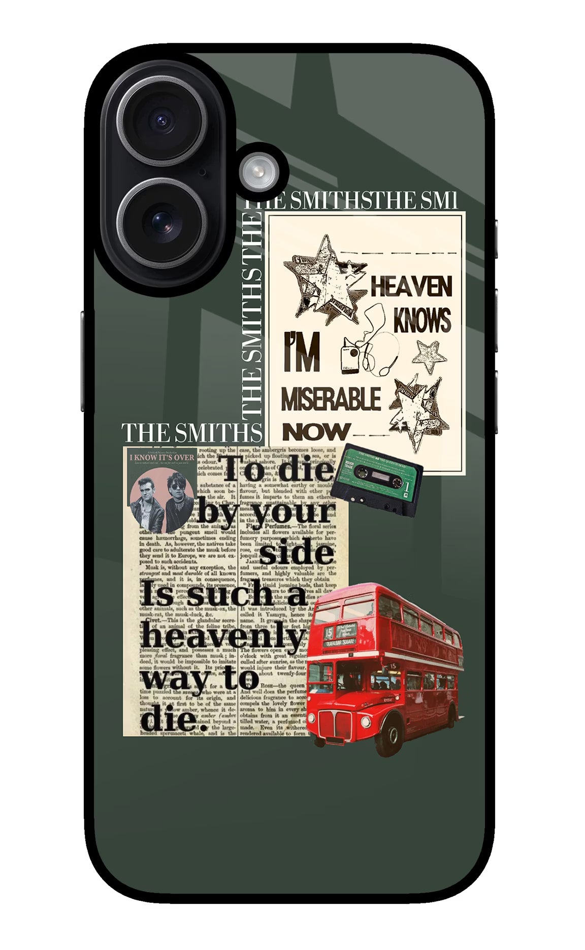 The Smiths iPhone 17 Glass Case Back Cover by Casekaro