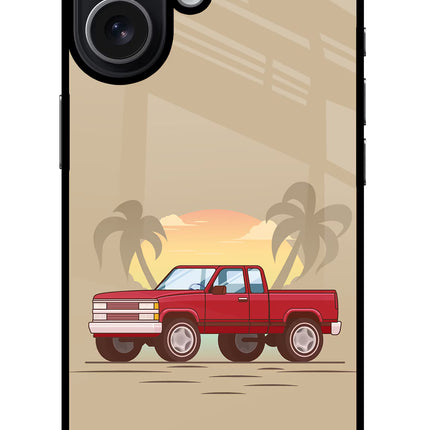 Desert Classic Drive iPhone 17 Glass Case