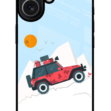 Mountain Trail Beast iPhone 17 Glass Case