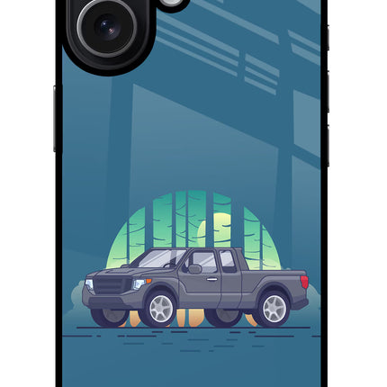 Retro Garage Vibe iPhone 17 Glass Case