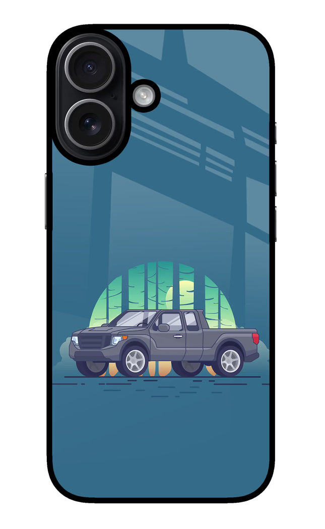 Retro Garage Vibe iPhone 17 Glass Case